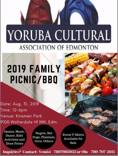 2019 Family Picnic BBQ english